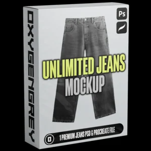 Unlimited Jeans Mockups - OxygenGrey