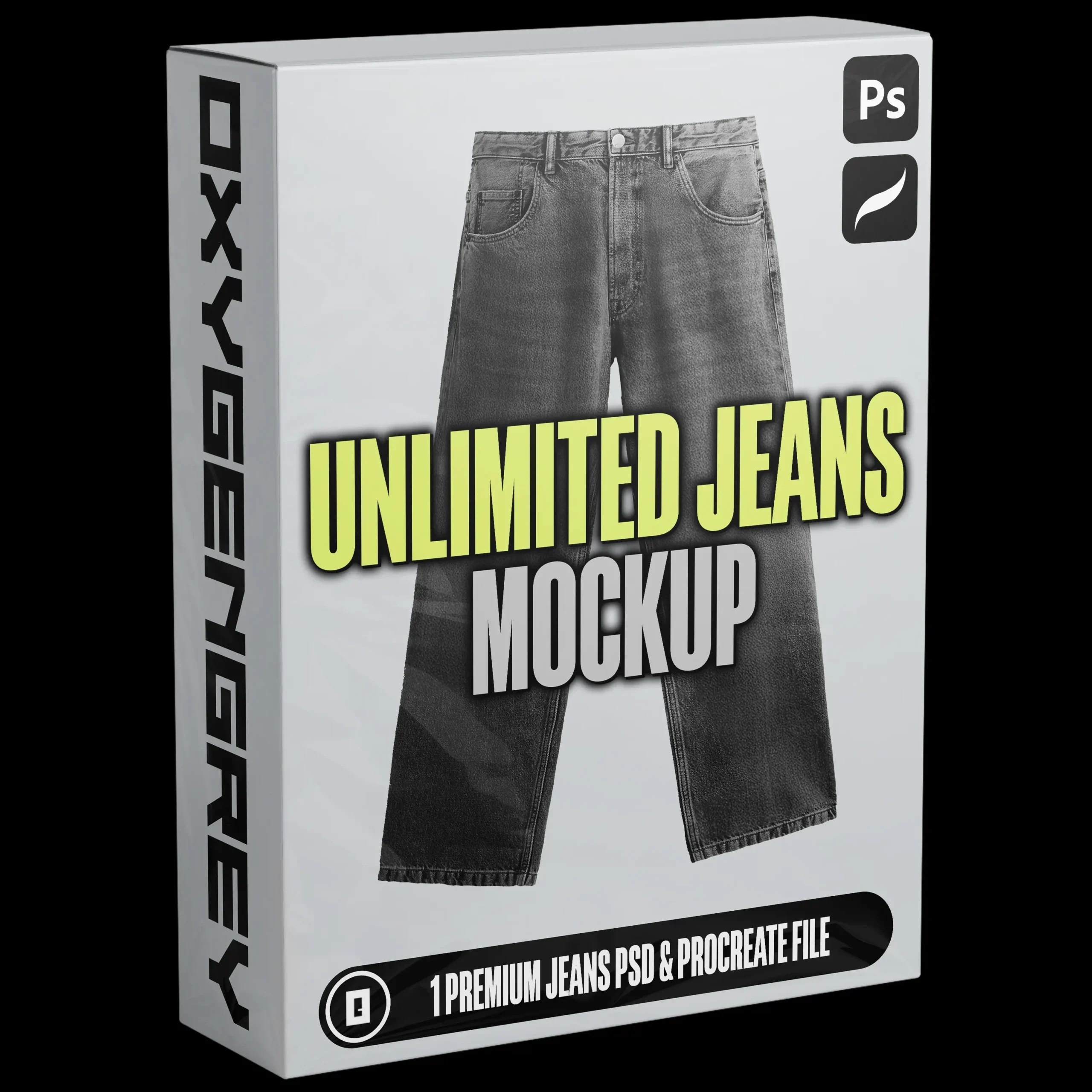 Unlimited Jeans Mockups - OxygenGrey