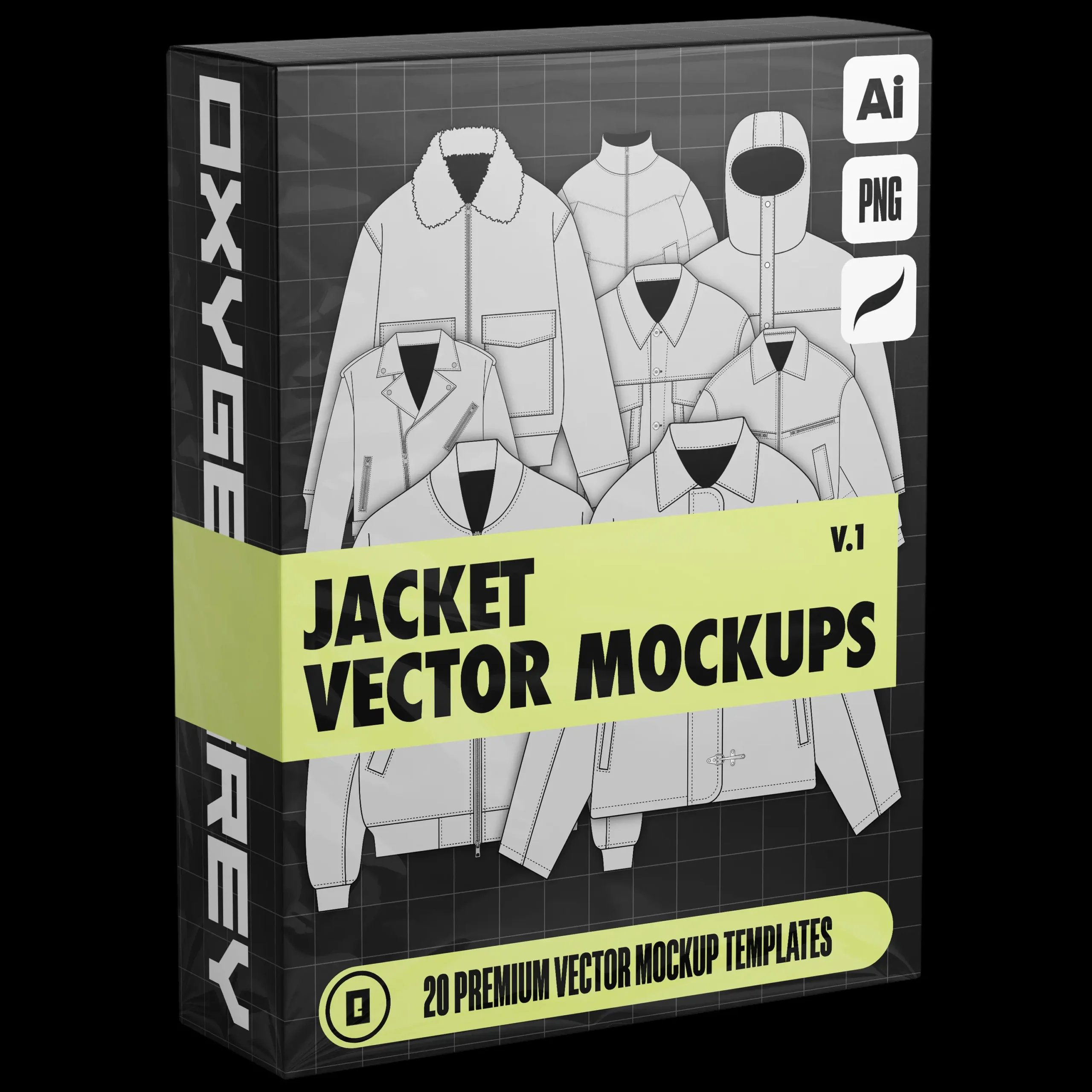 Jacket Vector Mockups Vol1 OxygenGrey