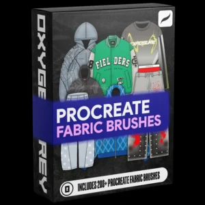 Procreate Fabric Brushes OxygenGrey