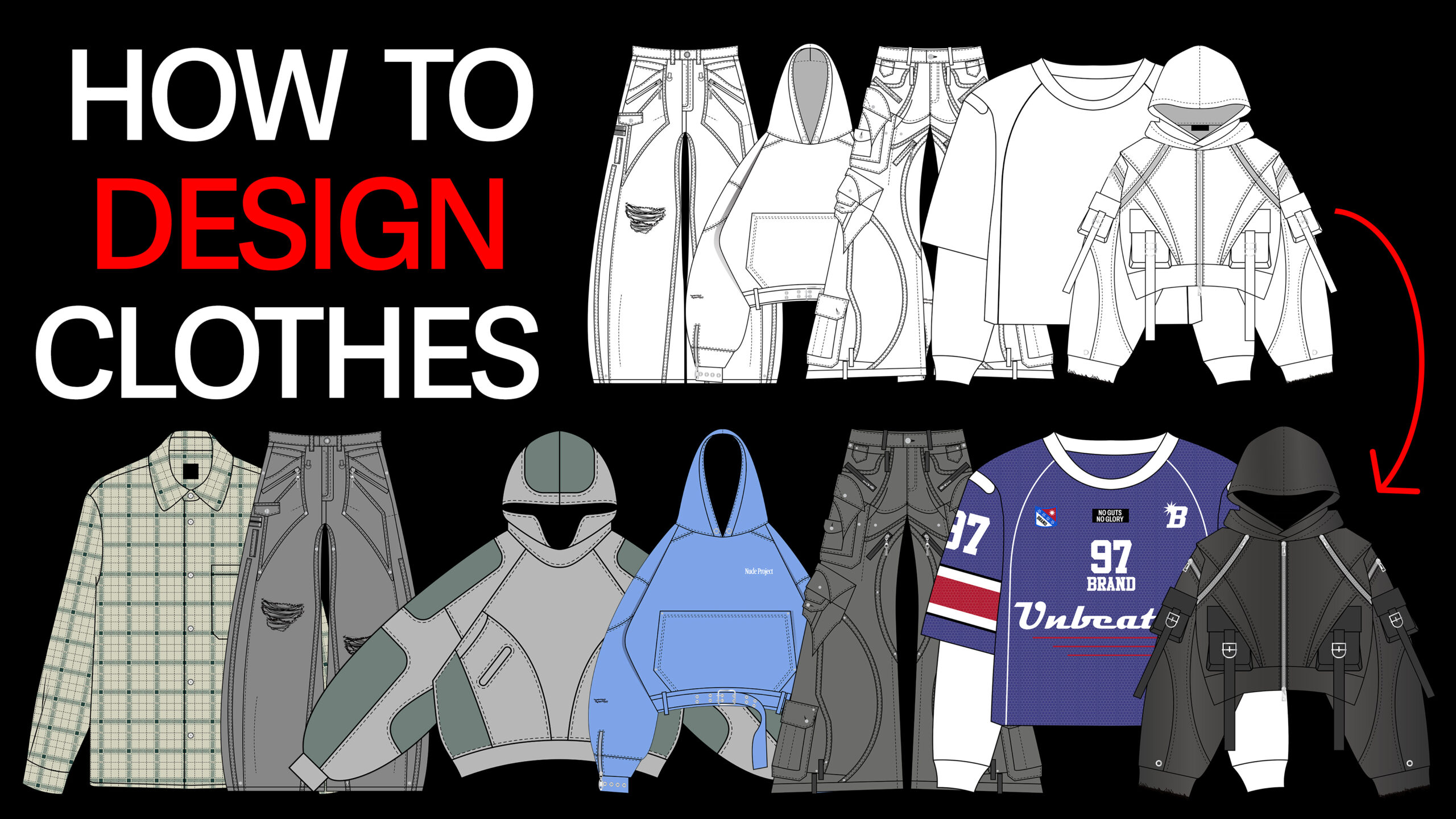 How to design clothes - OxygenGrey